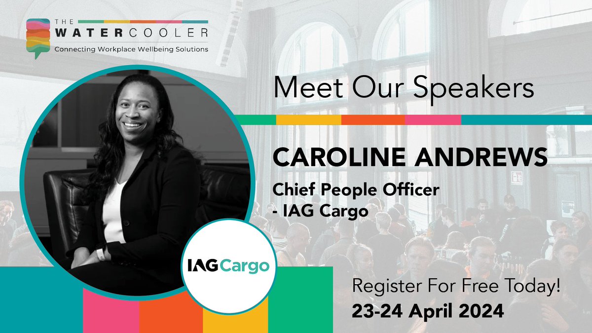 🌟 Explore the HR realm with Caroline Andrews, Chief People Officer at IAG Cargo. With 25 years of diverse experience, she's set to unveil industry secrets at The Watercooler. Don't miss it! 💼

Learn more:
watercoolerevent.com

#HRLeadership #IAGCargo #TheWatercooler