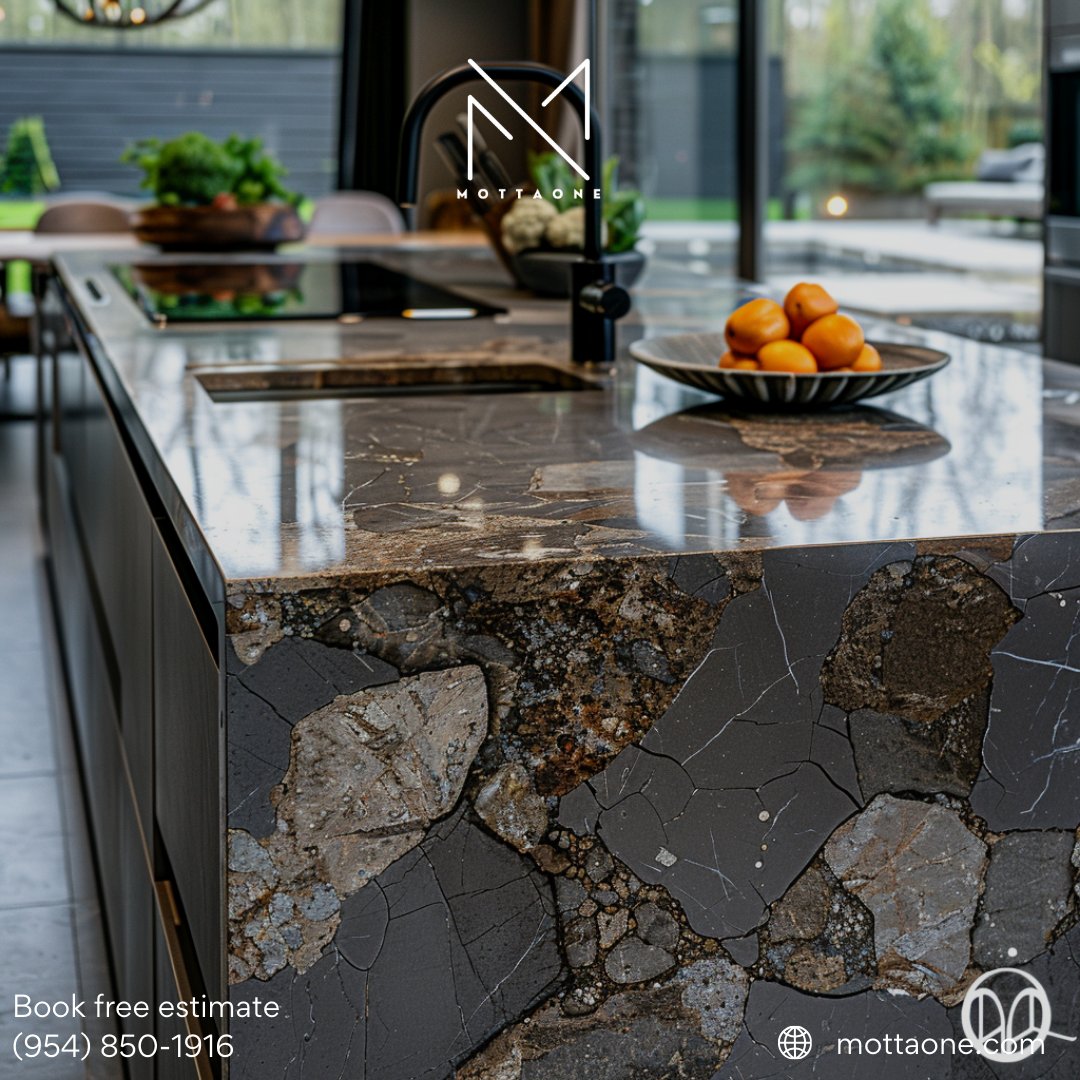 Quartz countertops are non-porous, making them hygienically superior by resisting bacteria and viruses. Perfect for family kitchens! 🍽️ #HygienicHome 

Learn more about our products at mottaone.com/contact

#KitchenRenovation
#MarbleCountertops
#GraniteCountertops