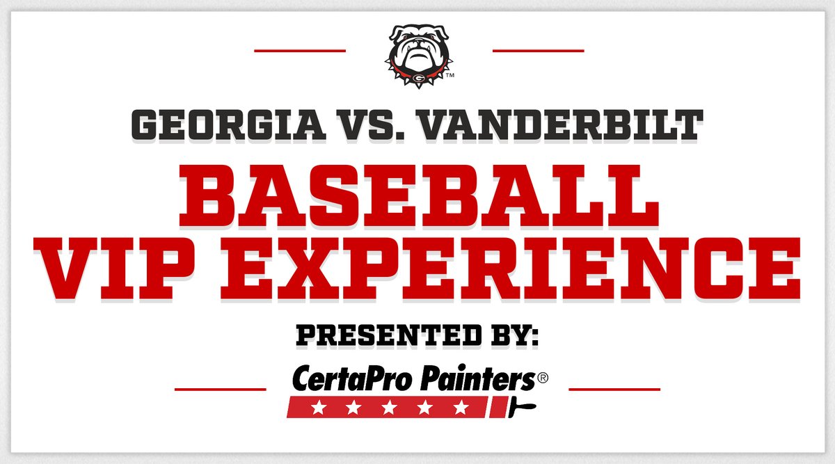 Looking for tickets to the Georgia vs. Vanderbilt baseball series? Enter to win a pair of tickets to each game, a UGA swag bag, and a free power wash, courtesy of @CertaProAthens. Enter: tinyurl.com/CertaProBaseba… #GoDawgs | @CertaProAthens