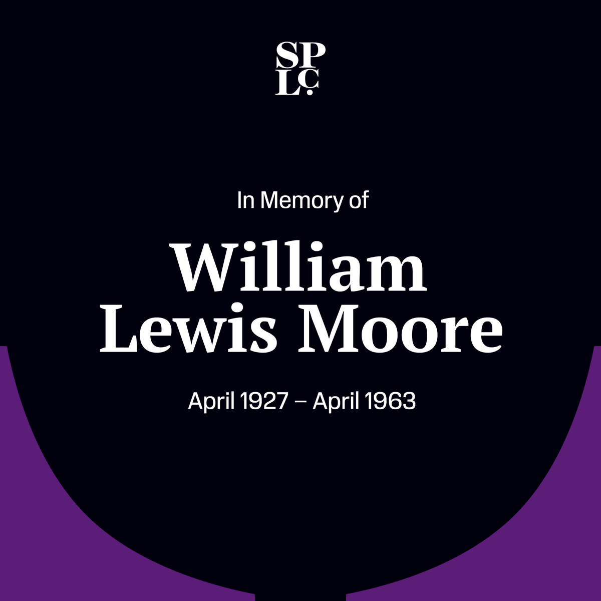 #OTD in 1963, William Lewis Moore was killed in Alabama while resting on a walk from Chattanooga, Tennessee, to Jackson, Mississippi, to deliver a letter urging Gov. Ross Barnett to allow integration.

He's one martyr honored on the Civil Rights Memorial.

 #TheMarchContinues