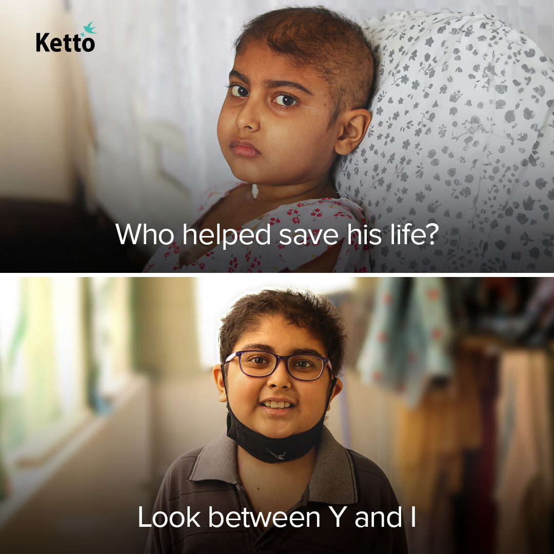 #Ketto #MakeGoodThingsHappen A small act of kindness can change someone's life forever, so we wanted to take this opportunity to thank you for all your kindness! Look Between Y and I