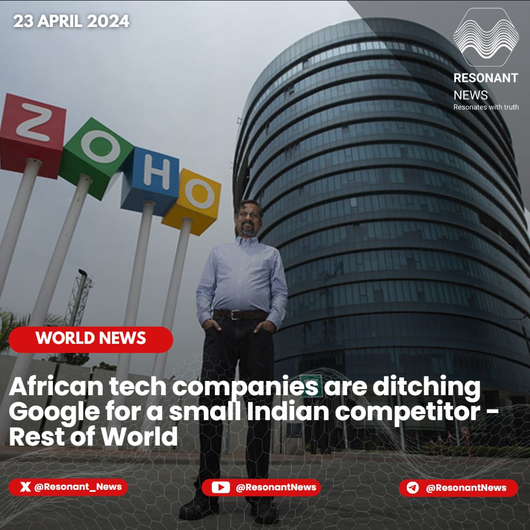 'Rest of World' has reported that seven companies in Nigeria, South Africa, and Kenya have ditched Google for its lesser-known and more affordable competitor #Zoho in the past year. 

African entrepreneurs say they opted for #Zoho because it allows payments in local currencies,…
