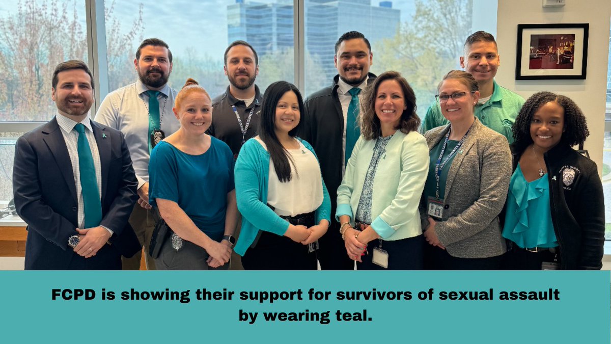 Teal isn't just a color; it's a symbol of strength, resilience, and hope. Our detectives proudly wear teal this April in support of survivors during Sexual Assault Awareness Month. #SAAM
