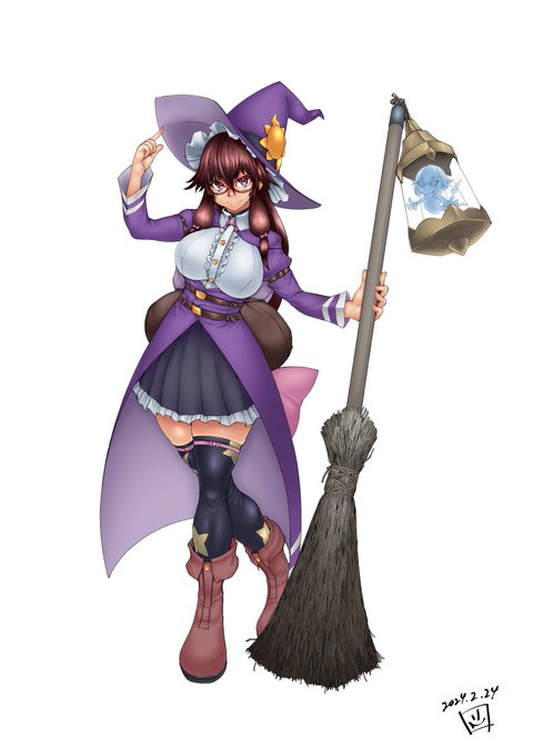 #私はこういう絵描きです見た絵描き全員参加 
ゲームのキャラデザやモンスター絵をやりたいと思ってずっと絵を描いてます。ヨロシクお願いします_(:3」 ∠)_ 