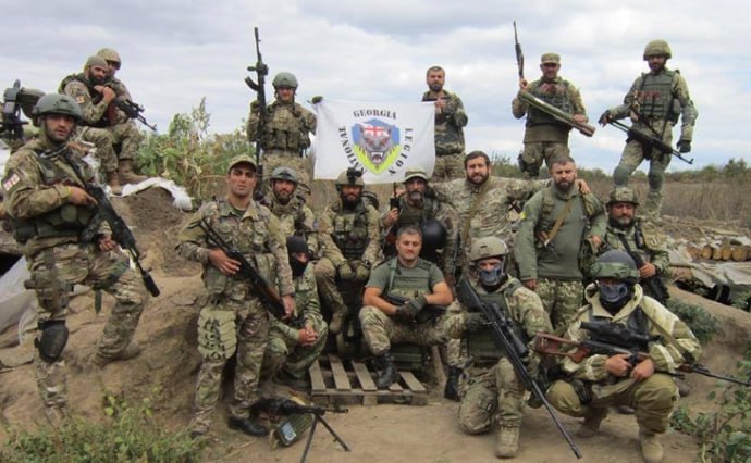 Дякуємо 🇺🇦 🇺🇦🤝🇬🇪 Сьогодні 🇬🇪Грузинський національний легіон, який воює за Україну відзначає 10-ту річницю створення.