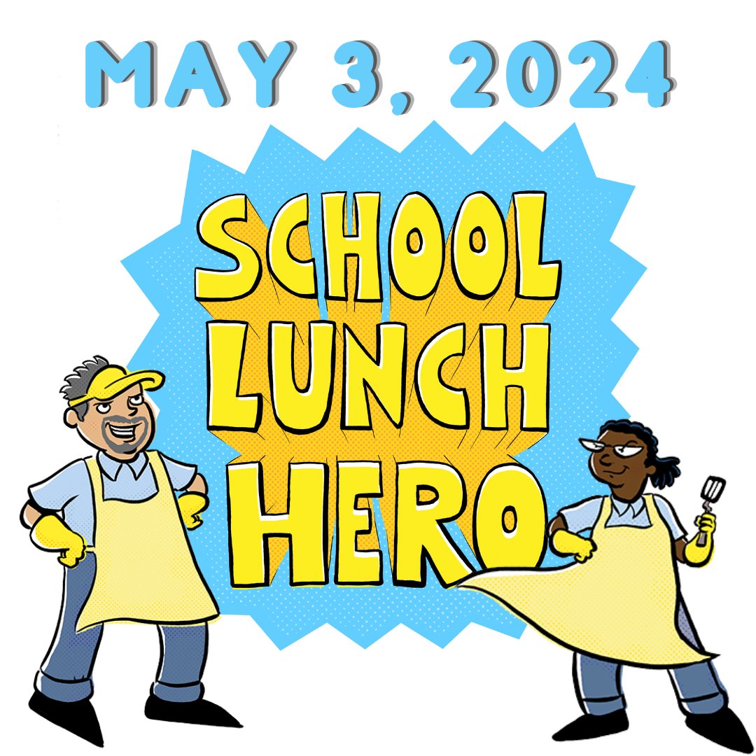 🌟🍎 Mark your calendars! 🍏✨ Get ready to honor our incredible school lunch heroes on May 3rd for #SchoolLunchHeroDay 🦸‍♂️🥪 Let's show our appreciation for the dedicated cafeteria staff who work tirelessly to provide nutritious meals to students every day. 🎉🙌 #NJSNA 📚🥗