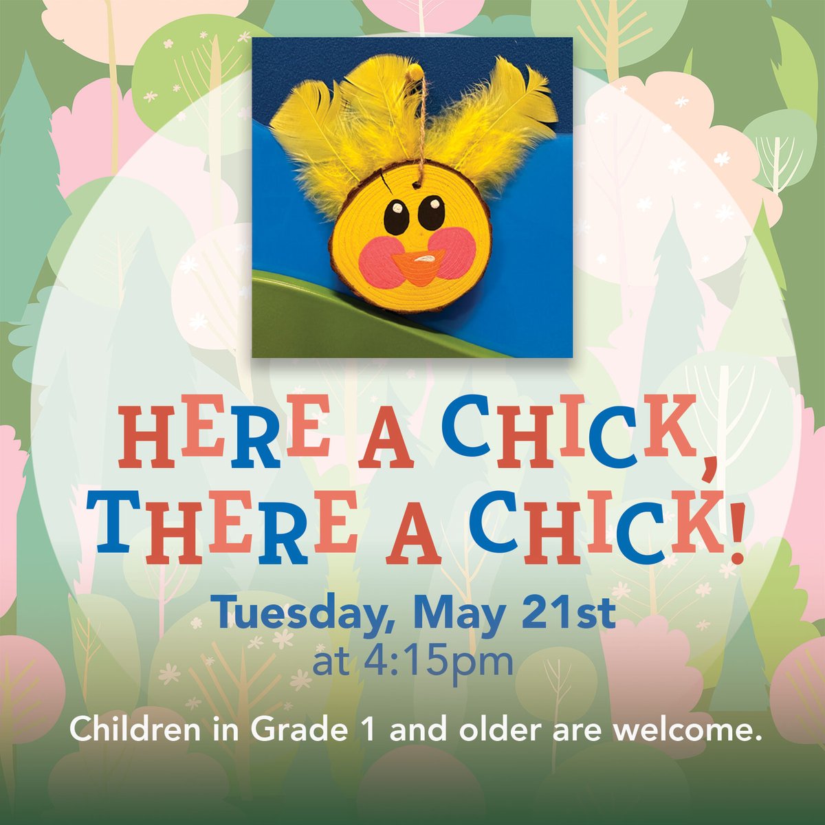 Registration is required. Space is limited to the ﬁrst 15 participants.

Visit our website to register.

#hereachickthereachick #chickens #hatching #spring #hhﬂ  #librariesrock