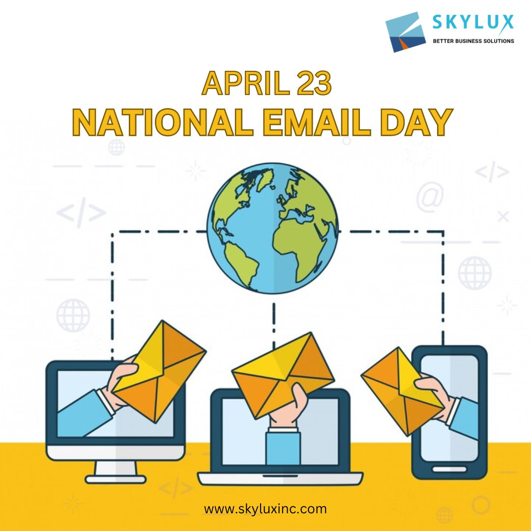 Unlocking connectivity one email at a time, while the heart of communication beats stronger with every message. Happy National Email Day! Remember, just like a well-oiled contact center, each message is a connection waiting to happen.
#NationalEmailDay  #skyluxinc