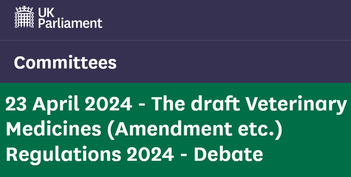 4.30pm today sees a delegated committee discuss new - and very welcome- UK legislation to tighten farm antibiotic use. After this, the final stage is a House of Commons debate. If passed, there will be improved control - albeit we feel even more could have been included.