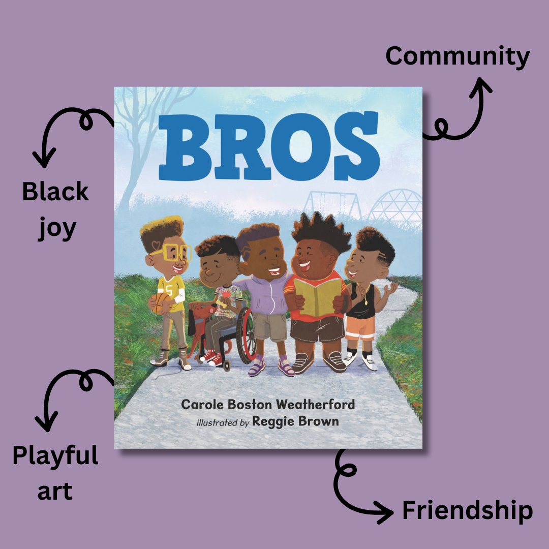 'Bros' affirms the truth that Black boys deserve and are worthy of a childhood full of joy and free of risk, just as much as anyone. #childrensbooks #bookish
