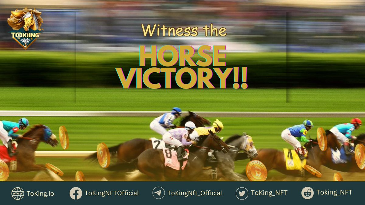 ToKing_NFT's tweet photo. π Witness your own victory! π
With Toking NFT, you're not just a spectator β you're part of the winning team! Immerse yourself into the real racing horses and experienceΒ theΒ thrillΒ π
#Toking $TKC #NFT #RWA #Web3 #Metaverse https://t.co/Sb8kjyvRT9