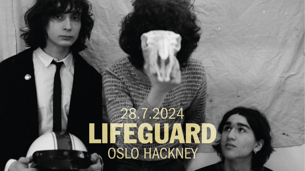 On sale now 🟨 @lifeguard_band play @OsloHackney this July 🎟️ bit.ly/3U2R4uP