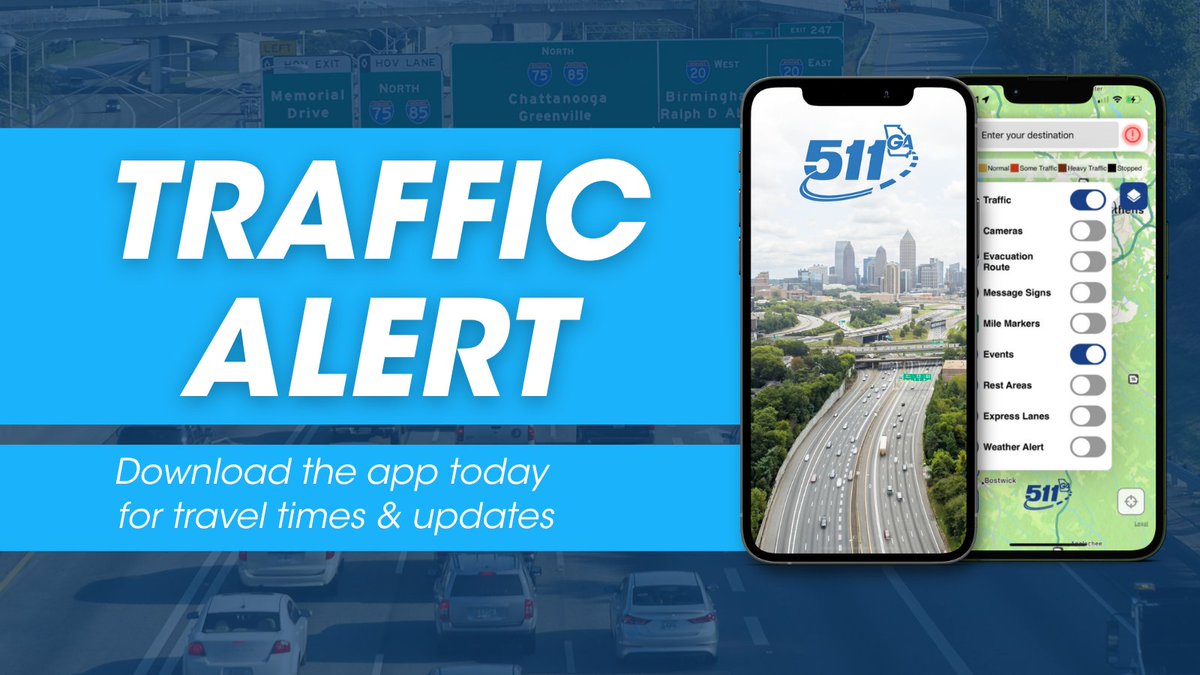 MCDUFFIE CO - All lanes are blocked on I-20 W before Cobbham Rd. (mm 175) due to a crash. Avoid travel in this direction and use alt. routes. Est. end time: 11:00 am Call 511 for updates and check 511ga.org for road conditions.
