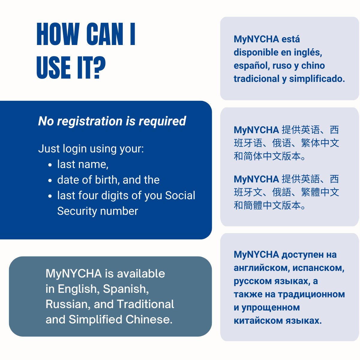 NYCHA fam - meet #MyNYCHA. ✅ Available on a computer, tablet or phone, you can create work tickets, request repairs, cancel or reschedule maintenance appointments, view inspection appointments, pay rent, & subscribe to development outage alerts. 📱 💻 on.nyc.gov/MyNYCHA