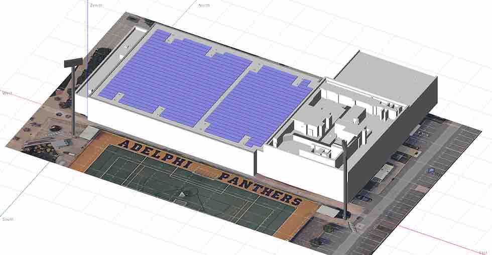 A Solar Array is Coming to the Roof of the Center for Recreation and Sports! adelphi.edu/news/a-solar-a…