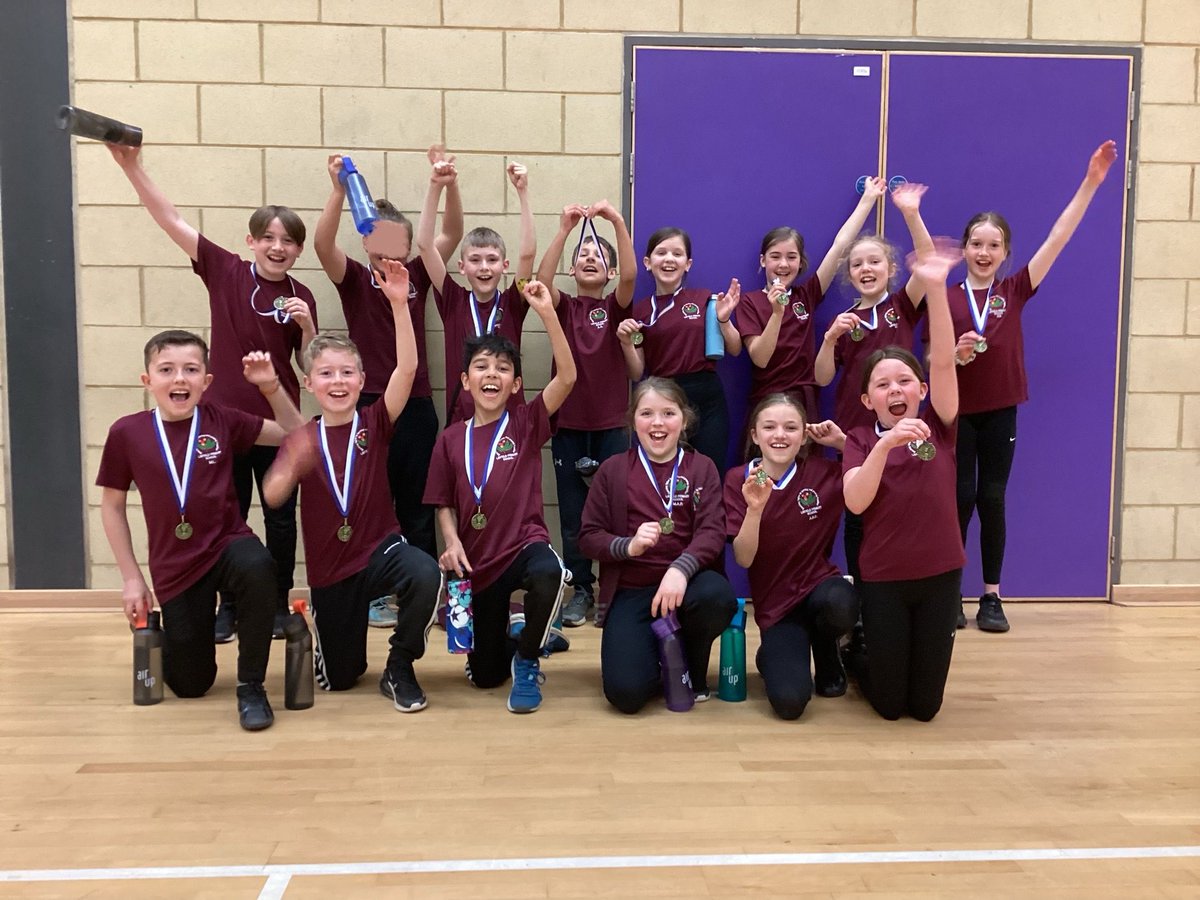 LayfieldPrimar1's tweet photo. Year 5βs dodgeball team were victorious at the dodgeball competition last week! Teamwork made the dream work & they returned to Layfield with a 1st place finish π€©π₯Amazing sporting achievement! WELL DONE! #LayfieldPE https://t.co/WagDakROJI