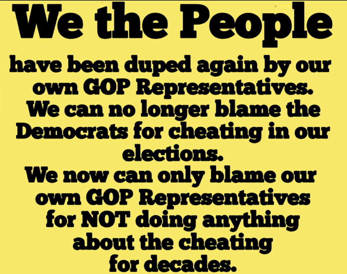 I do blame the GOP for being spineless, inept, and complicit in the coup’ against Donald Trump. 

Who else feels the same? 🙋‍♂️