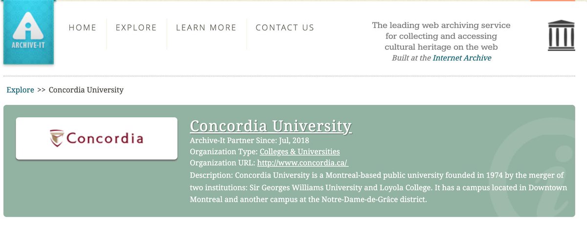 CU_Archives's tweet photo. #ArchivesAtoZ: W is for web archiving. Web archiving is the process of collecting portions of the World Wide Web, preserving the collections in an archival format, &amp; then serving the archives for access and use. Since 2018 RMA has been using Archive-It to build web collections. https://t.co/8m4QxuUYY8