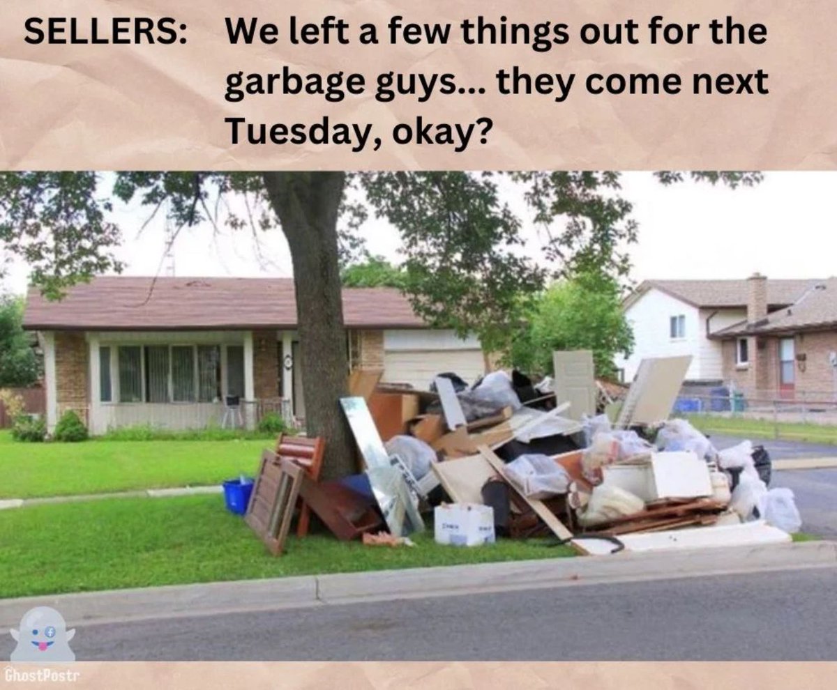 I wish I could say that this doesn't happen... but it does! 🗑️😜 #ThingsRealtorsHopeTheyDontSee #nebraskarealty #teambober #NR2024