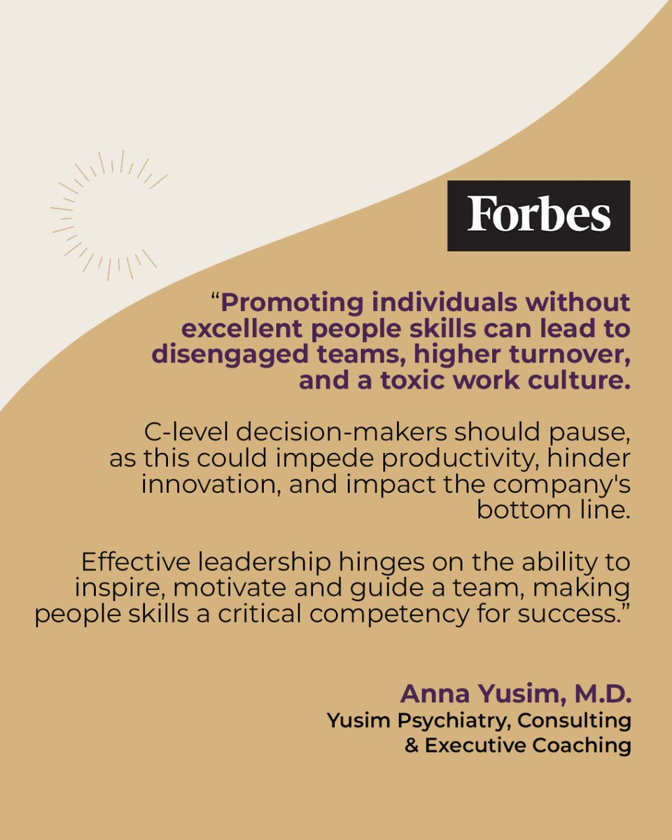Transformative leadership should foster an environment where innovation thrives and productivity flourishes.

Read forbes.com/sites/forbesco…

#workplaceculture
#peopleskills
#vibrantculture