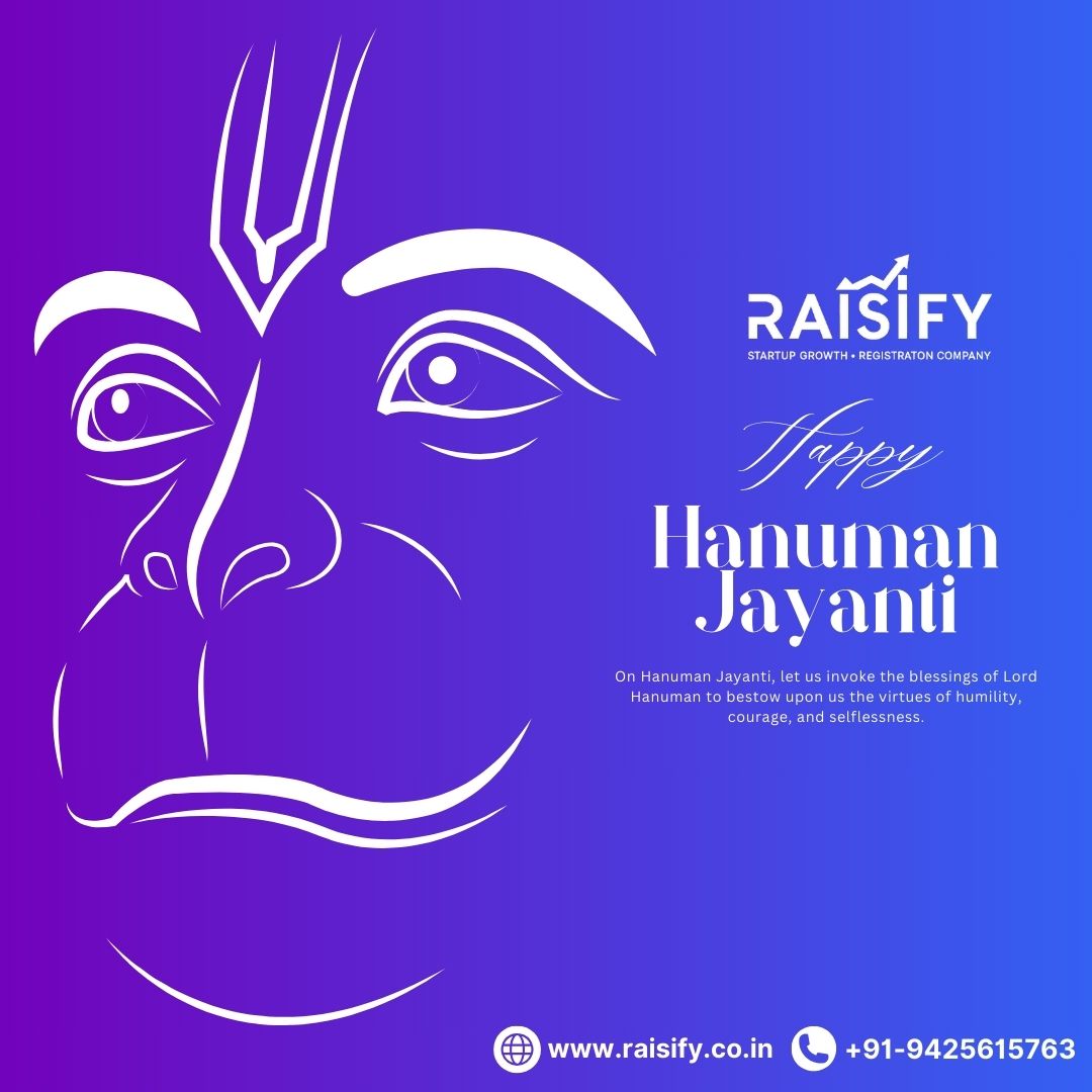 Celebrating the auspicious occasion of Hanuman Jayanti with heartfelt wishes from Raisify!

raisify.co.in

#HanumanJayantiWishes #DivineBlessings #JoyfulCelebration #raisify