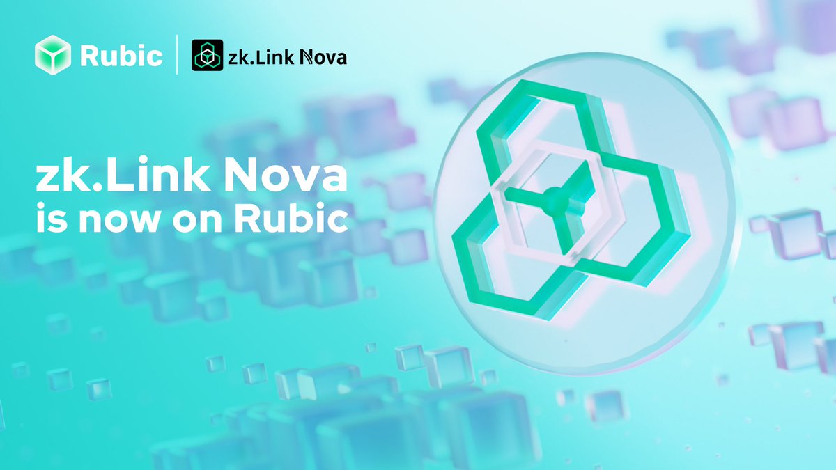 Rubic has just integrated onto the largest L3 network by TVL @zkLinkNova, an #AggregatedL3 powered by ZK Stack from @zkSync and Nexus from @zkLink_Official Rubic is proud to join #zkLinkNovaAggParade Phase II making cross-chain swaps via @symbiosis_fi & on-chain swaps via…