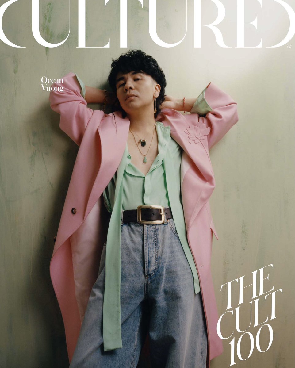 I photographed Ocean Vuong for the cover of @cultured_mag 🍋💛