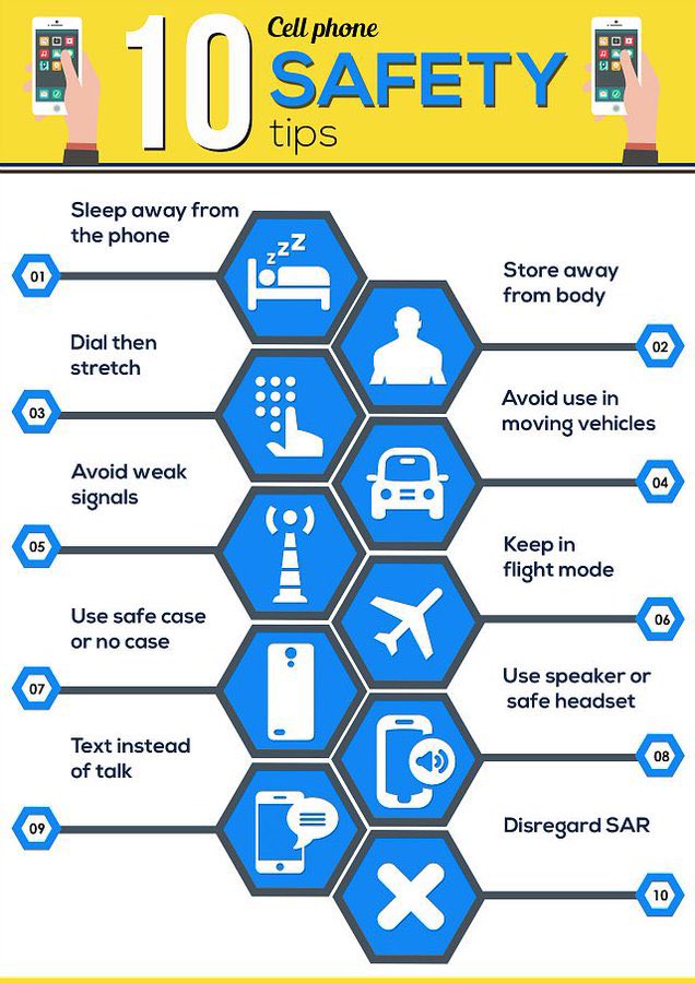 Some EMS sufferers are calling for cell phones to be banned. That won't happen.

A more realistic goal is to spread awareness and grow public support for safer devices & infrastructure.

It will be a long road, so keep safe with these simple steps:

#5G #ParentingTips