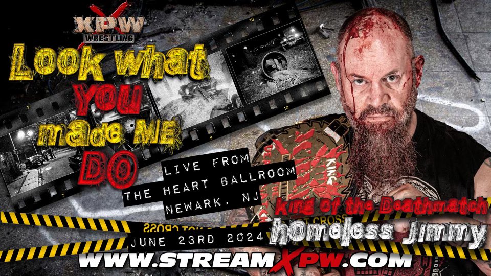 🚨🚨SUNDAY 6/23🚨🚨 XPW Presents : 🩸🩸LOOK WHAT YOU MADE ME DO🩸🩸 - Sunday June 23rd - The Heart Ballroom - Newark, New Jersey - 5pm EST Everybody has a breaking point… LOOK WHAT YOU MADE ME DO!!! 🎟️🎟️BUY TICKETS NOW🎟️🎟️ tix.com/ticket-sales/X…