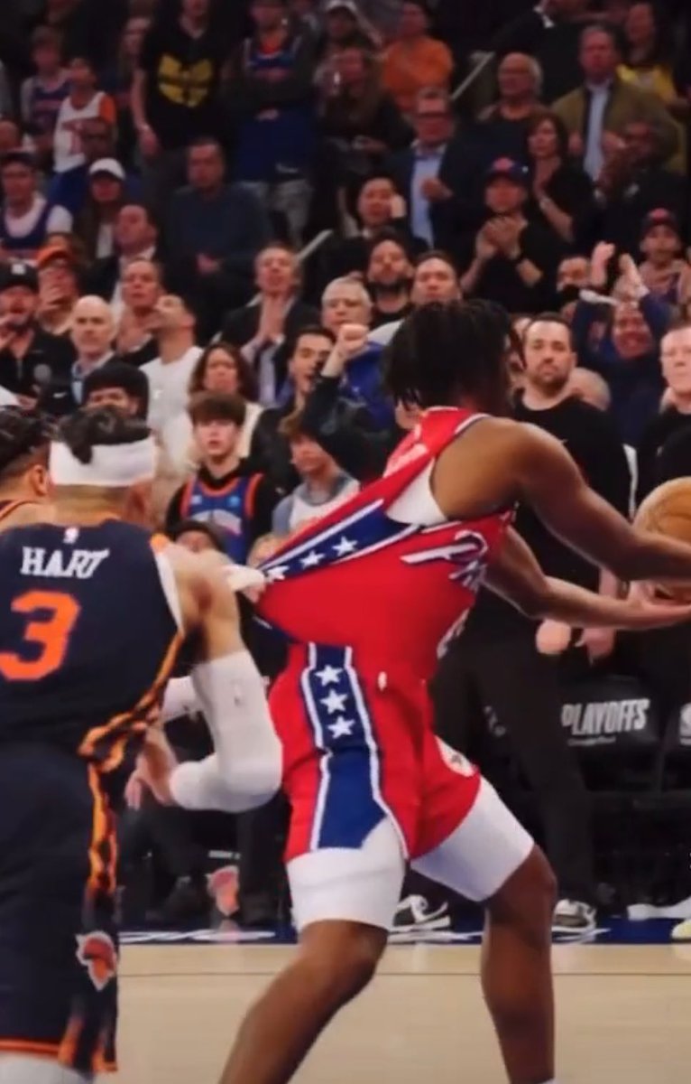 "I saw Tyrese Maxey get mugged if I'm being totally honest. He got fouled at least two or three times. There's no reason on Earth why that call shouldn't have been made.” 

- <a href="/stephenasmith/">Stephen A Smith</a> 

(h/t <a href="/awfulannouncing/">Awful Announcing</a> )
