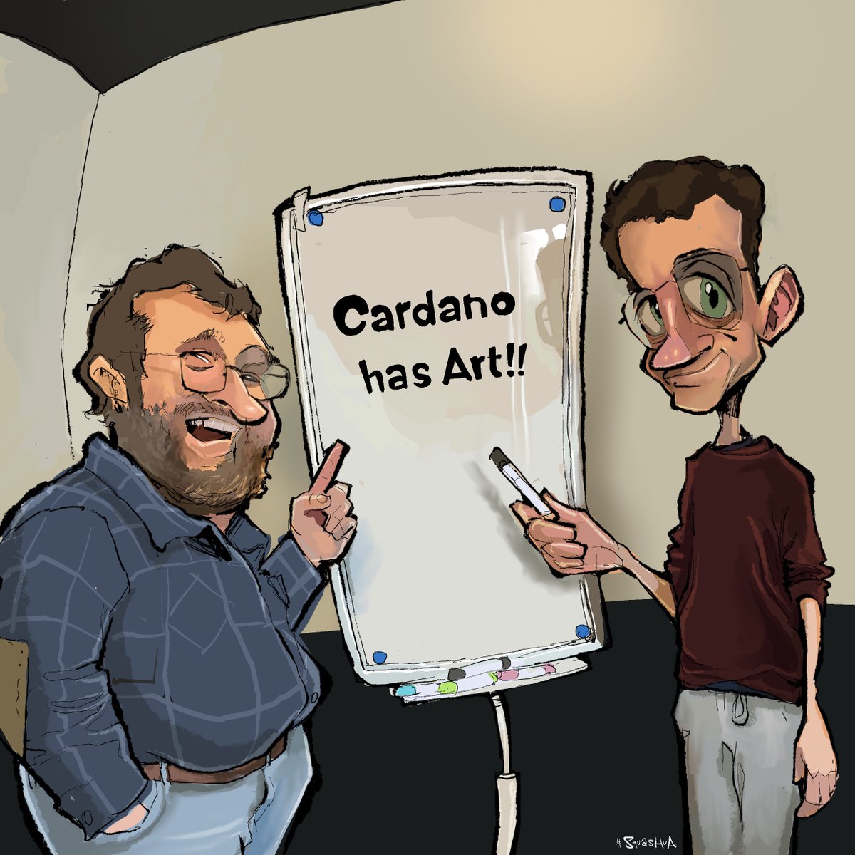 Cardano has Art?! LFG! 🔥 Thanks to @IOHK_Charles and @Padierfind for spreading the good word!