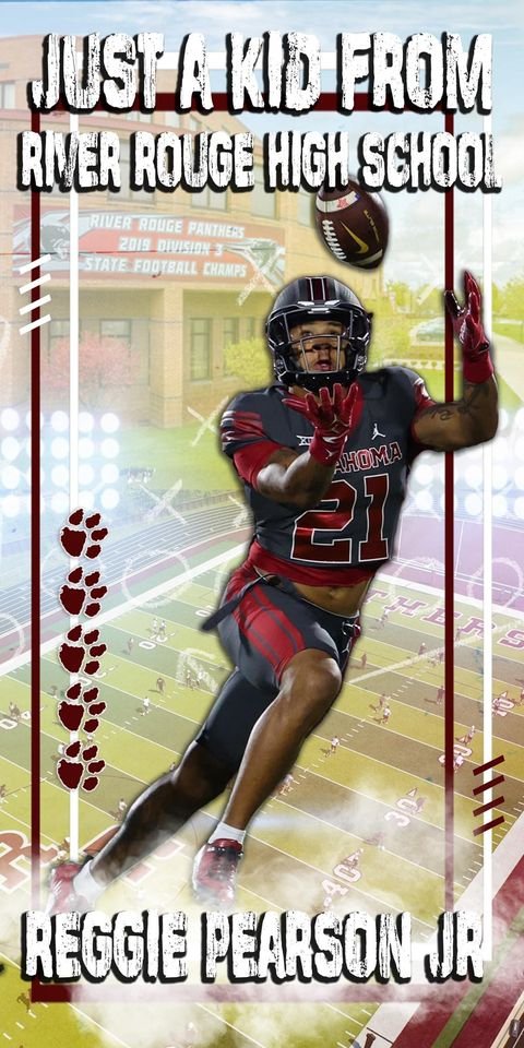 The City of River Rouge is hanging these banners on their streets today.  

All 3 players are expected to be drafted this weekend.