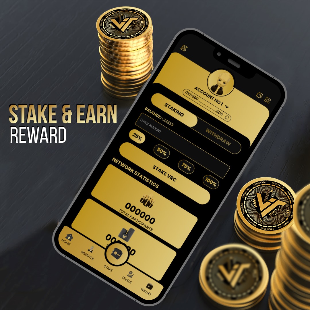 Stake & Earn 3X Reward.

VRC App: 👉v20network.page.link/tobR
Website: 👉v20.network

#VRC #VRCCoin #BTC #USDT #Bitcoin #cryptomarket #Blockchain #BitcoinHalving #Staking #trading #CryptocurrencyNews #binance #CryptoCommunity #Runes #Token2049 #BlackRock