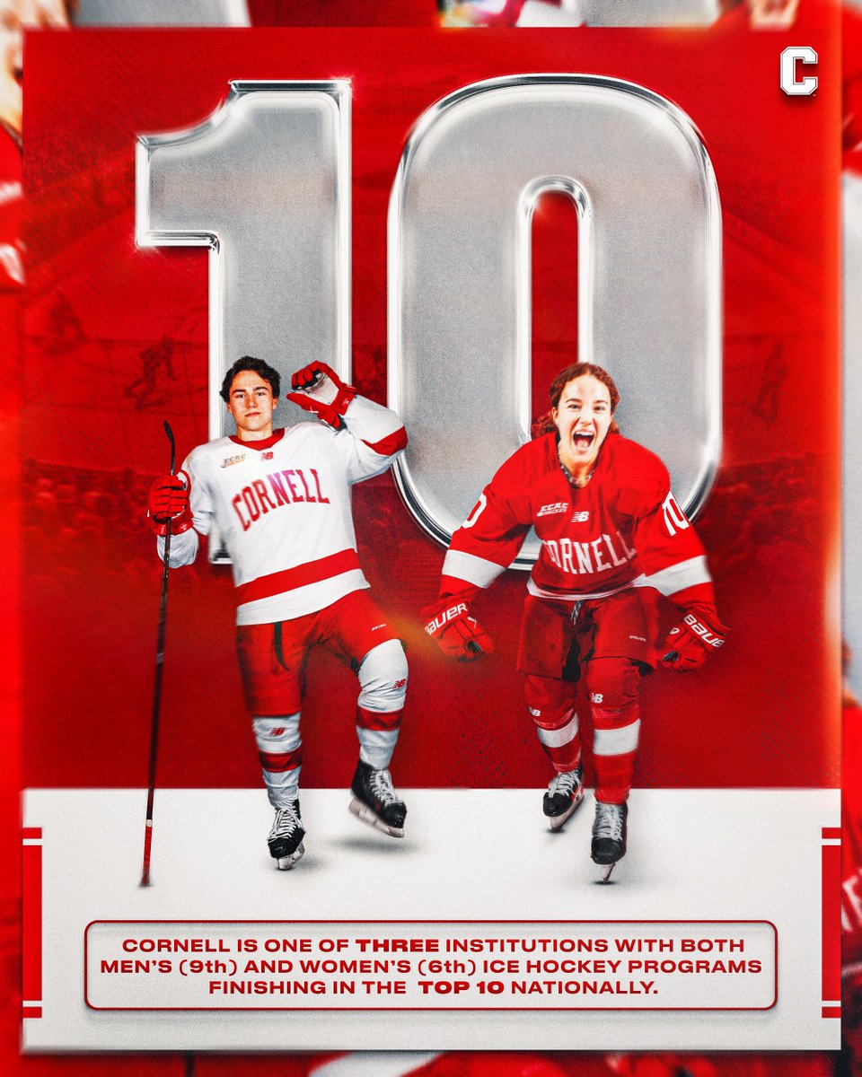 The tradition of academic excellence and elite hockey lives on at @Cornell! #YellCornell | #LGR