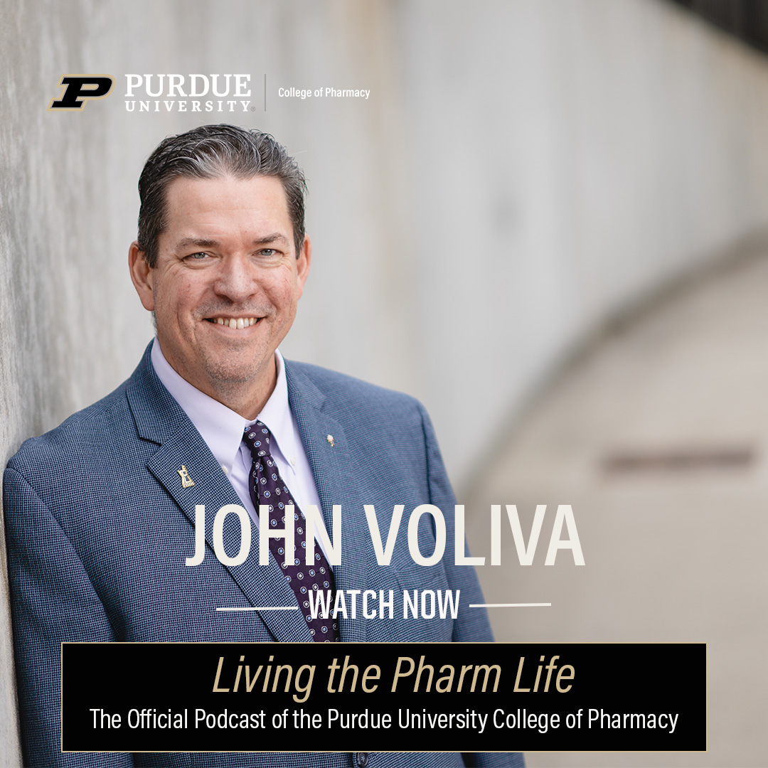 Listen to the latest episode of Living the Pharm Life where alumnus John Voliva shares his journey to Purdue, how his time as a student prepared him for success and why he believes in giving back. Join John in supporting the college on April 24, 2024. loom.ly/7jOfS_A