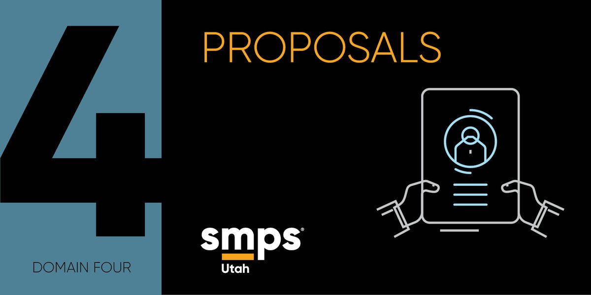 SMPSUtah's tweet image. Proposals can be rough, so Eric Larson, CPSM takes the lead on Domain 4 to explain how setting up communication can ease the process. @crsengineers

smpsutah.starchapter.com/blog/Domain-4-…

#SMPSDomain #AECProposals