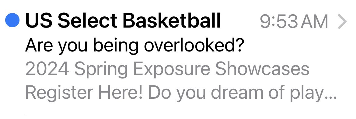 Why yes, US Select basketball, I do feel overlooked😴 I still gotta lot of more in me!! Don’t sleep!!