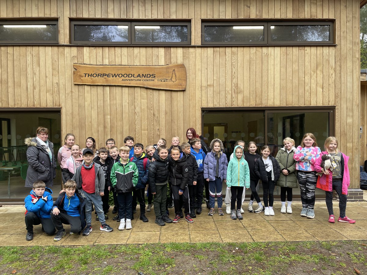Kingfisher Class have arrived safely at Thorpe Woodlands and are raring to go!