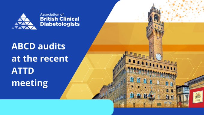 The ABCD audit programme featured at the #ATTD2024 Conference last month in Itlay. 🎤 Dr Tom Crabtree presented the ABCD NHS England pilot audit of hybrid closed loop therapy 🎤 Dr Bob Ryder presented data from the ABCD worldwide EndoBarrier Learn more ow.ly/NtzS50Rawsx