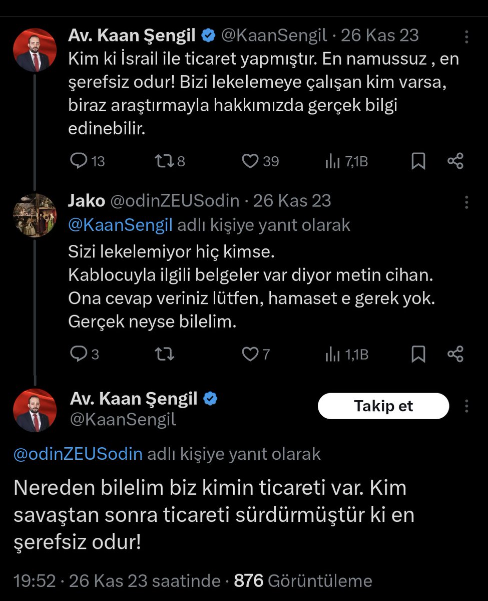 BBP Kocaeli Başkanı @KaanSengil'in bu konuda alışık olmadığımız bir çıkışı vardı ama lafta kaldı. Kendisiyle özel mesajdan da yazıştık. 'Buna tepkisiz kalacağımızı düşünüyorsanız, bizi tanımıyorsunuz' demişti. Sonra neden tepkisiz kaldı? Hangi bahaneye ikna oldu? Keşke açıklasa.