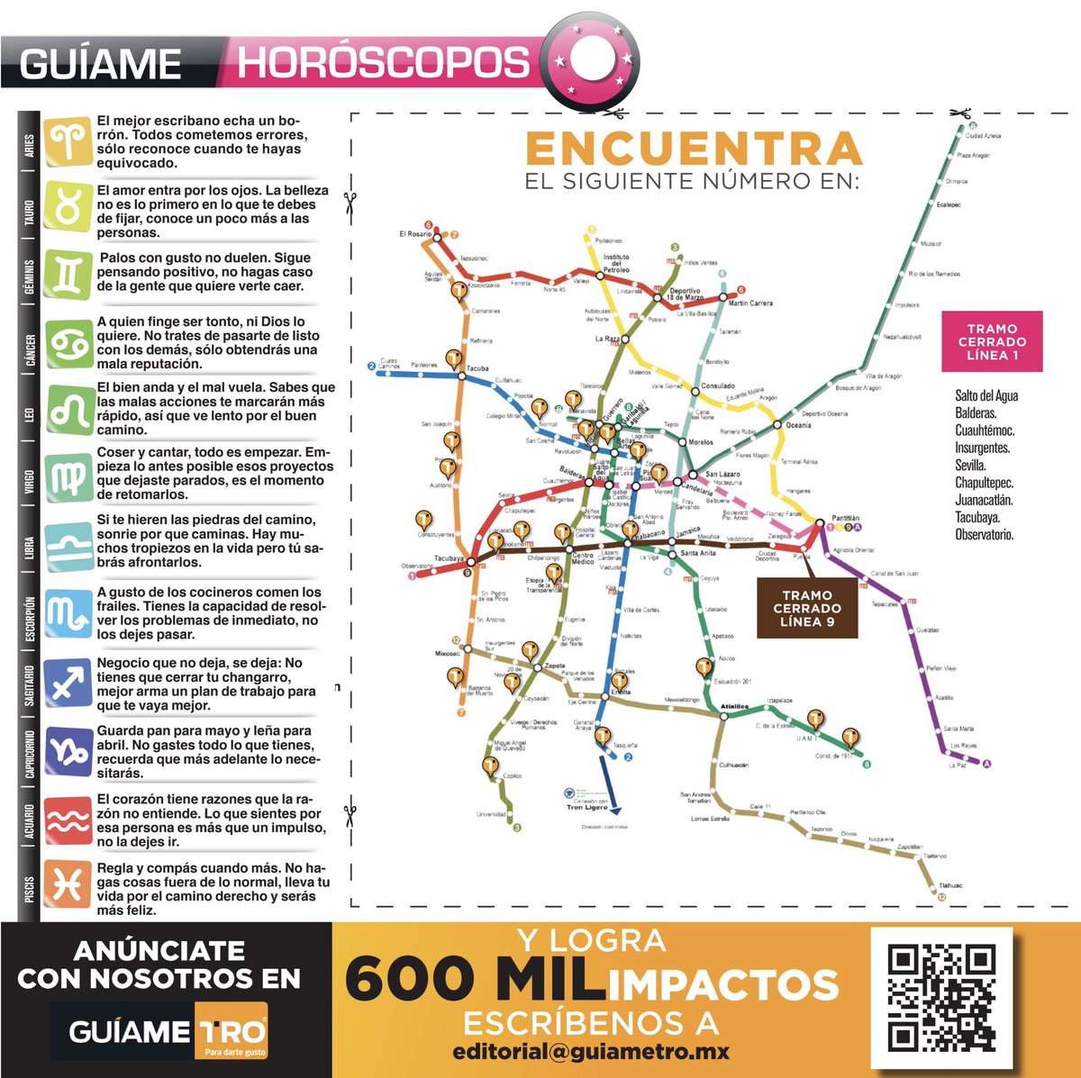 guiametromx's tweet photo. ¿Todavía no llega el 🚇? #NoTeEstreses 🍀
¡Guía Metro te acompaña en tu viaje por #MetroCDMX !
Visita ➡️ https://t.co/yyhrnLbb0n 🗞️🚇
Tu trayecto y espera en andén pueden ser amenos.
Descubre algo nuevo, lee, aprende, juega, diviértete #Sudoku #Risas #UltimaHora #Metro #Libros https://t.co/Jq4EvAV1HK