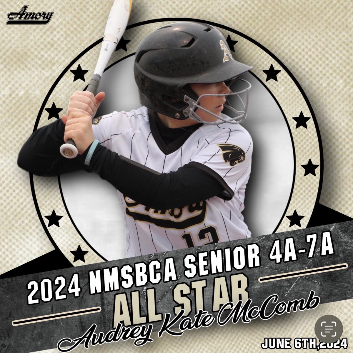 Congratulations to our Senior Audrey Kate McComb! 🙌🏽🐾🥎