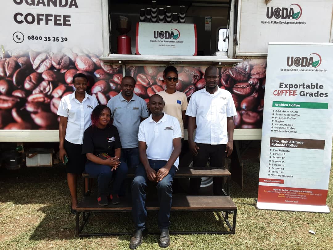 UgandaCoffee_'s tweet photo. Today, we joined @BucadefUg &amp; @BugandaOfficial to promote domestic coffee consumption at Mwanyi Terimba Expo in Butambala.

The event, organized by the Buganda Kingdom, focuses on promoting coffee production and value addition for better earnings. https://t.co/Dx9aOZykPJ