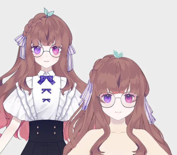 progress day 3! i did the whole hair today with accessories! i gave up immediately on the back hair so i used a preset and edited it, tho i died on the back hair, i had fun making the ribbons! will do outfit tmr! 