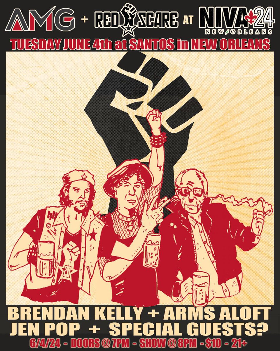 Sometimes you gotta play a one-off gig in New Orleans real quick, because you realize that like some sort of absolute fool, you’ve never been to New Orleans. See you in a couple months! Bring us your veganest beignets and above-groundest corpses!