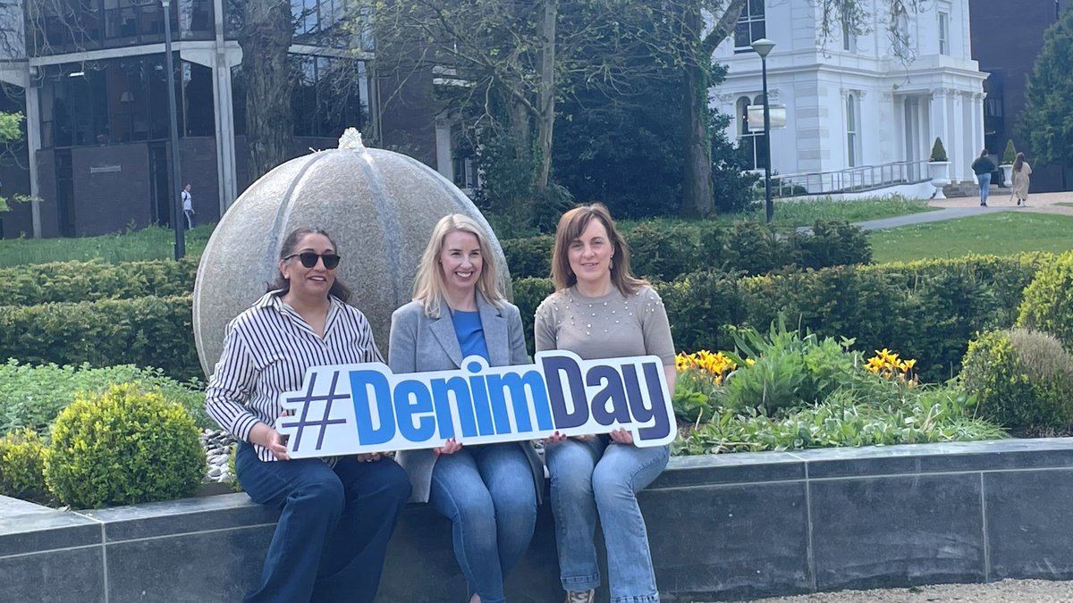 Our #DenimDay2024 campaign is underway here in @MICLimerick and @MICThurles Please show your support by wearing denim tomorrow Wednesday 24th April.