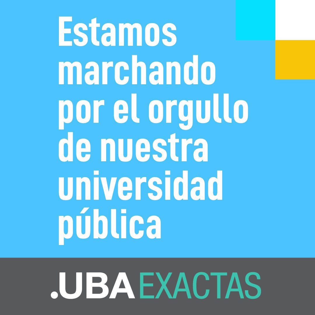 #YoVoy a defender la universidad pública 💪 🏛️ En la Facultad salimos desde el Pabellón 2 a las 13 h. 📍Punto de encuentro: Av. Callao y Bartolomé Mitre a las 14:30 h #MarchaUniversitaria