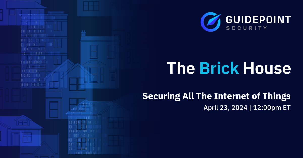 [LIVE TALK] Explore practical strategies to secure internet-enabled devices. Learn how to safeguard #CriticalInfrastructure and mitigate edge computing threats. Register for #TheBrickHouse, 4/23 at 12pm ET. okt.to/FAKgb4 #OTsecurity #CPEcredit #IoT