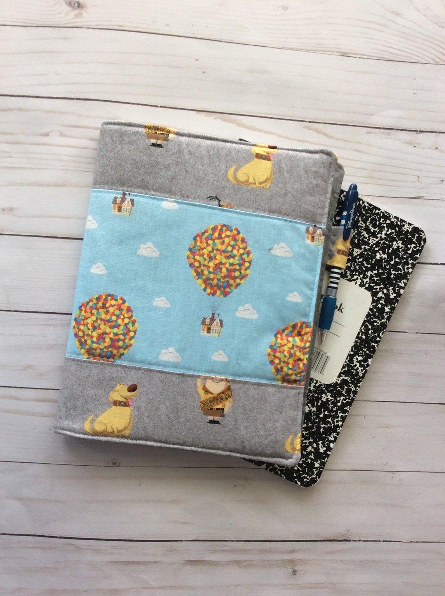 Up Movie Composition Notebook Cover tuppu.net/191b9054 #craftshout #craftbizparty #PatchworkNotebook