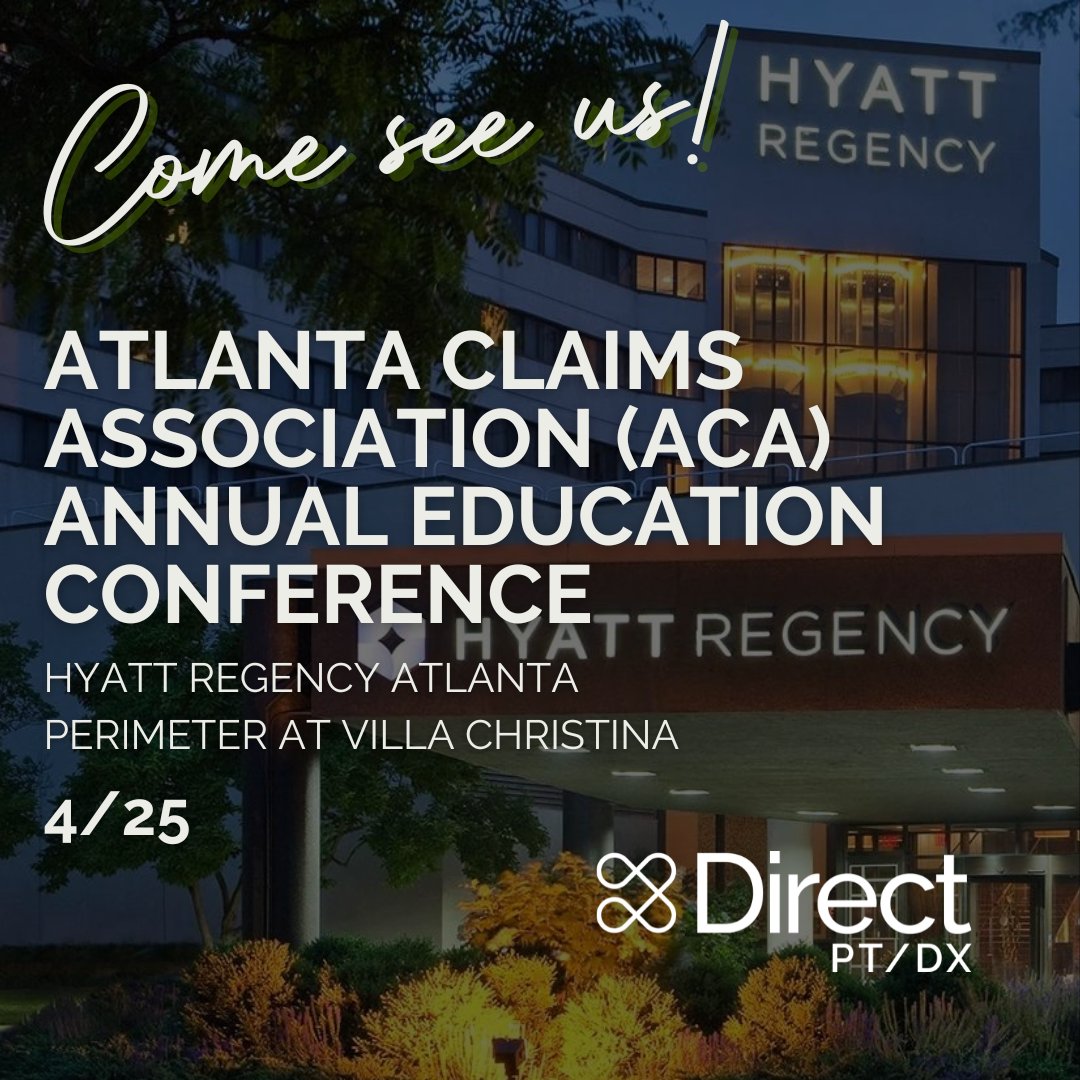 Join us at the Atlanta Claims Association (ACA) Annual Education Conference this week, April 25th, at Hyatt Regency Atlanta Perimeter at Villa Christina, GA! Stop by our booth to visit with Natalie Hutchens!

#MASISpringConference #SelfInsured #WorkersComp #workerscompensation